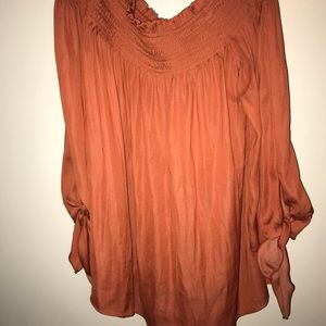 Loft off the shoulder lightweight top